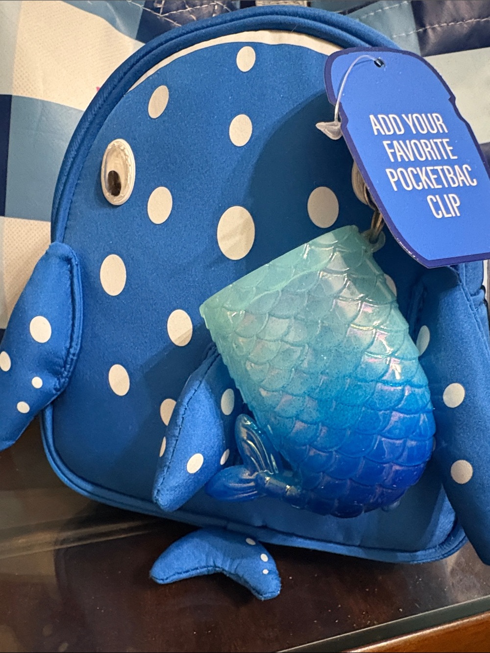 BBW Shark Mini Backpack W/ Mermaid PocketBac Holder 🦈🧜🏻‍♀️